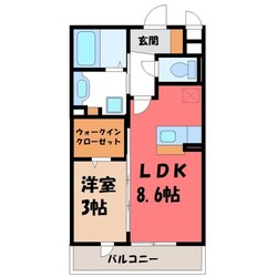 鶴田駅 徒歩8分 3階の物件間取画像